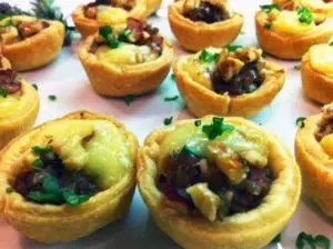 French Brie and Grape Salsa Tartlets - Chef Debby Private Chef