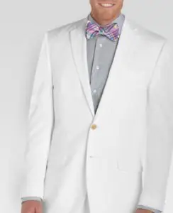 Mens Wearhouse - Lauren by Ralph Lauren Cream Seersucker Suit