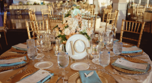 A splash of ocean blue