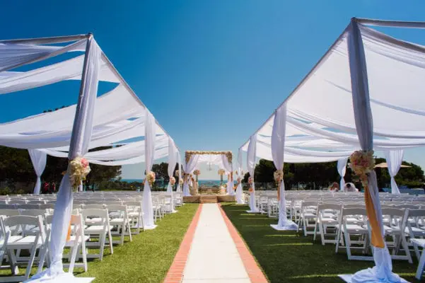Laguna Cliffs Marriott - Outdoor wedding ceremony