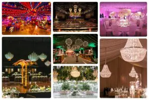 Decor Lighting Composition - SouthernCalifornaWedding.com - Revelry Event Design - Adrena Photography