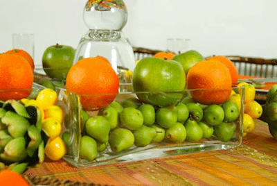 A Mix Of Color Fruit Sets A Festive Mood. Image Provided By Baker Party Rentals