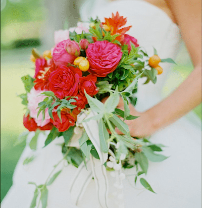 Kumquats Add A Stylish Accent To This Bridal Bouquet. Everafter Events Design