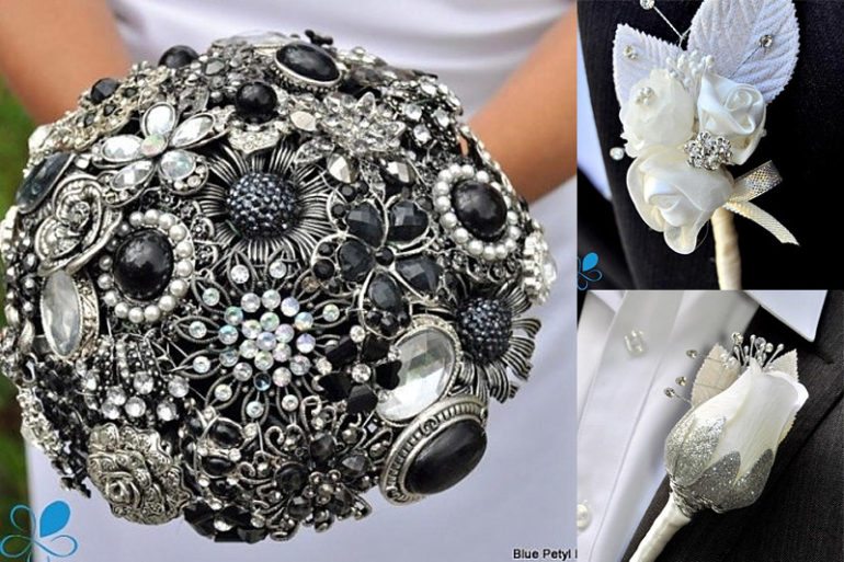 Brooch Vouquet - WeddingCompass.com