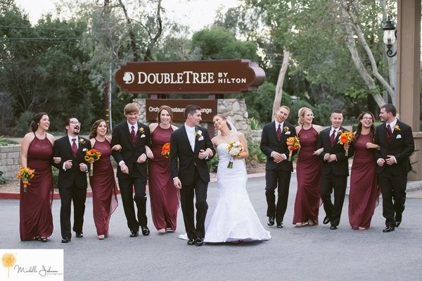 real Wedding - Doubletree Claremont - Michelle Johnson Photography - WeddingCompass.com