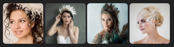 Brides with Feathers